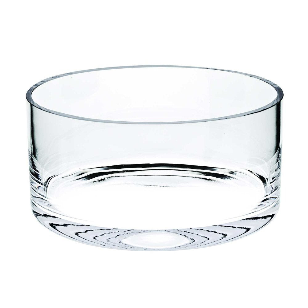 10" Mouth Blown Crystal European Made Crystal Bowl HomeRoots