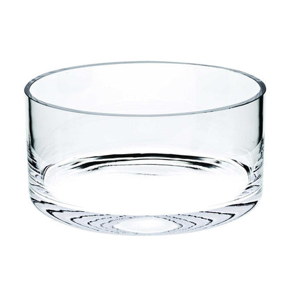10" Mouth Blown Crystal European Made Crystal Bowl HomeRoots