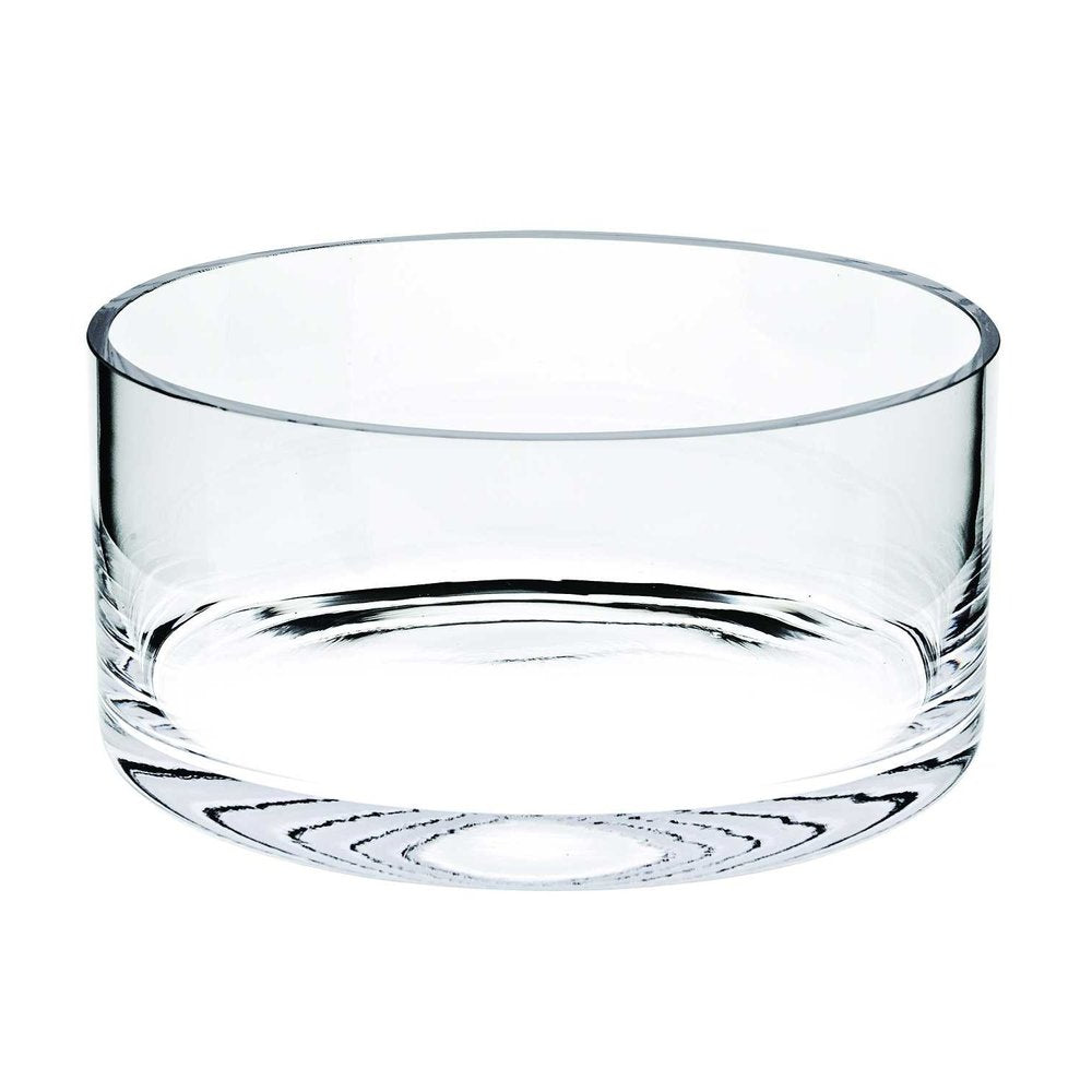 10" Mouth Blown Crystal European Made Crystal Bowl HomeRoots