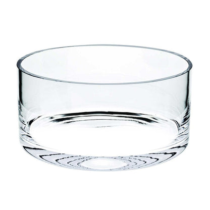 10" Mouth Blown Crystal European Made Crystal Bowl HomeRoots