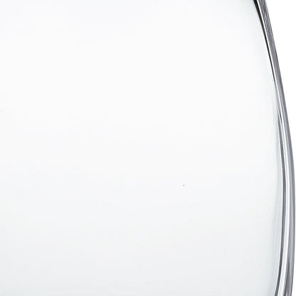 8" Clear Oval Crystal Glass Table Vase HomeRoots
