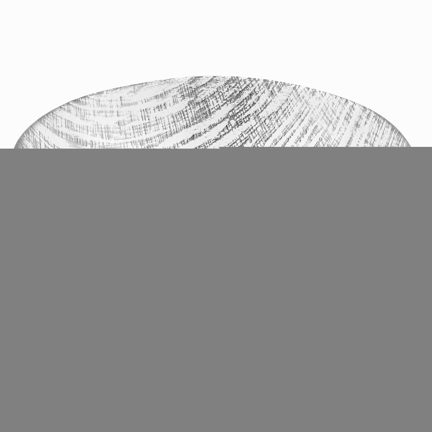 11" Clear and Silver Handcrafted Glass Round Salad Serve Bowl HomeRoots