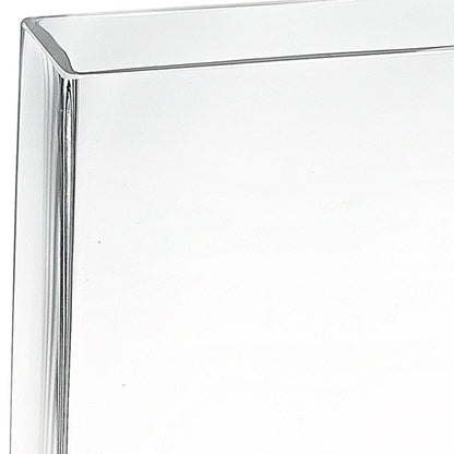 8" Crystal Glass Clear Rectangle Table Vase HomeRoots