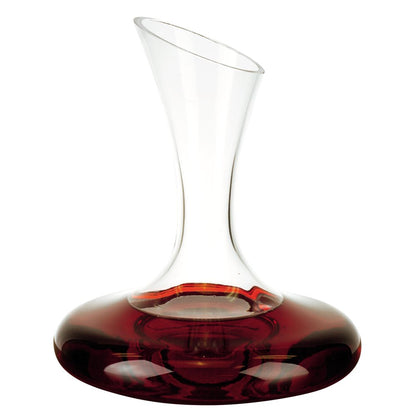 Clear Crystal Glass Convex Curve Shape Stemless Carafe HomeRoots