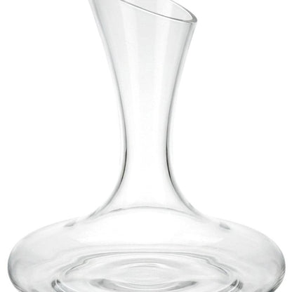 Clear Crystal Glass Convex Curve Shape Stemless Carafe HomeRoots