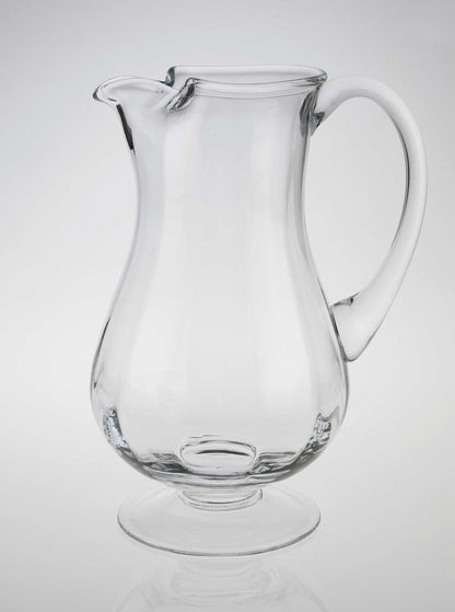 Mouth Blown Lead Free Crystal Pitcher 54 Oz - FurniFindUSA