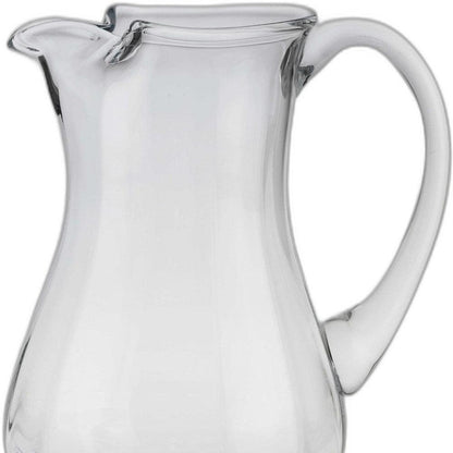 Mouth Blown Lead Free Crystal Pitcher 54 Oz - FurniFindUSA