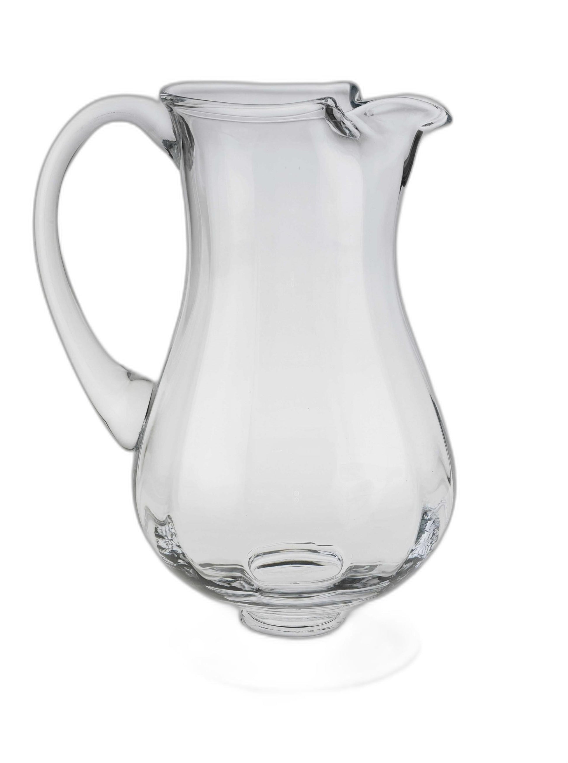 Mouth Blown Lead Free Crystal Pitcher 54 Oz - FurniFindUSA