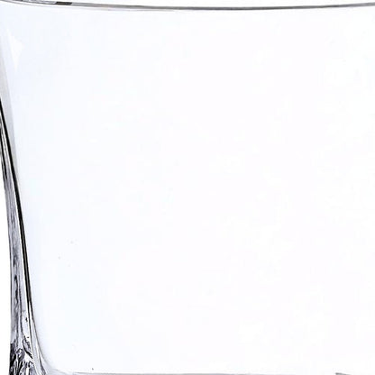 7" Clear Oval Crystal Glass Table Vase HomeRoots