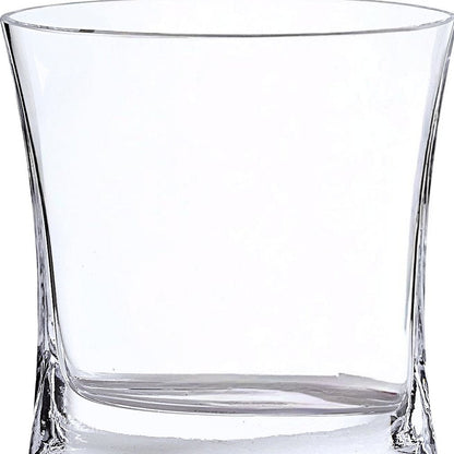 7" Clear Oval Crystal Glass Table Vase HomeRoots