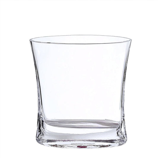 7" Clear Oval Crystal Glass Table Vase HomeRoots