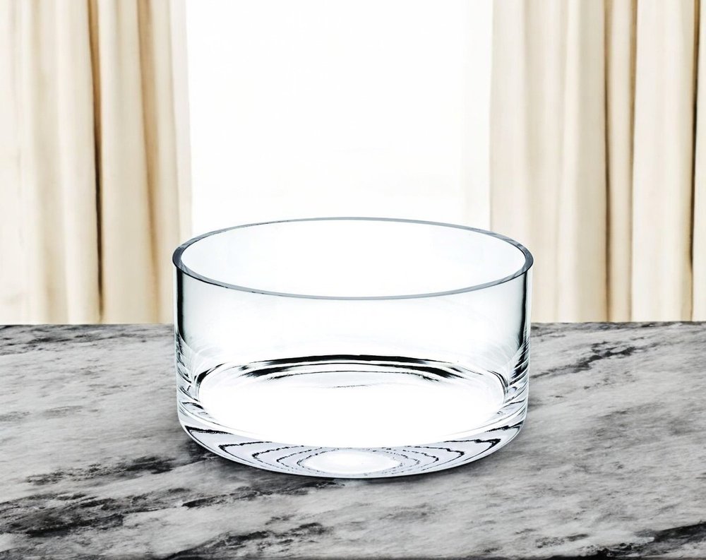 6" Clear Lead Free Crystal Round Candy Or Nut Bowl HomeRoots