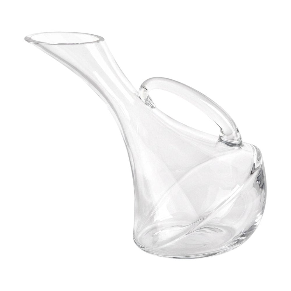 Mouth Blown Glass Wine Carafe  32 Oz HomeRoots