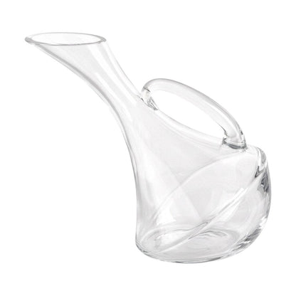 Mouth Blown Glass Wine Carafe  32 Oz HomeRoots