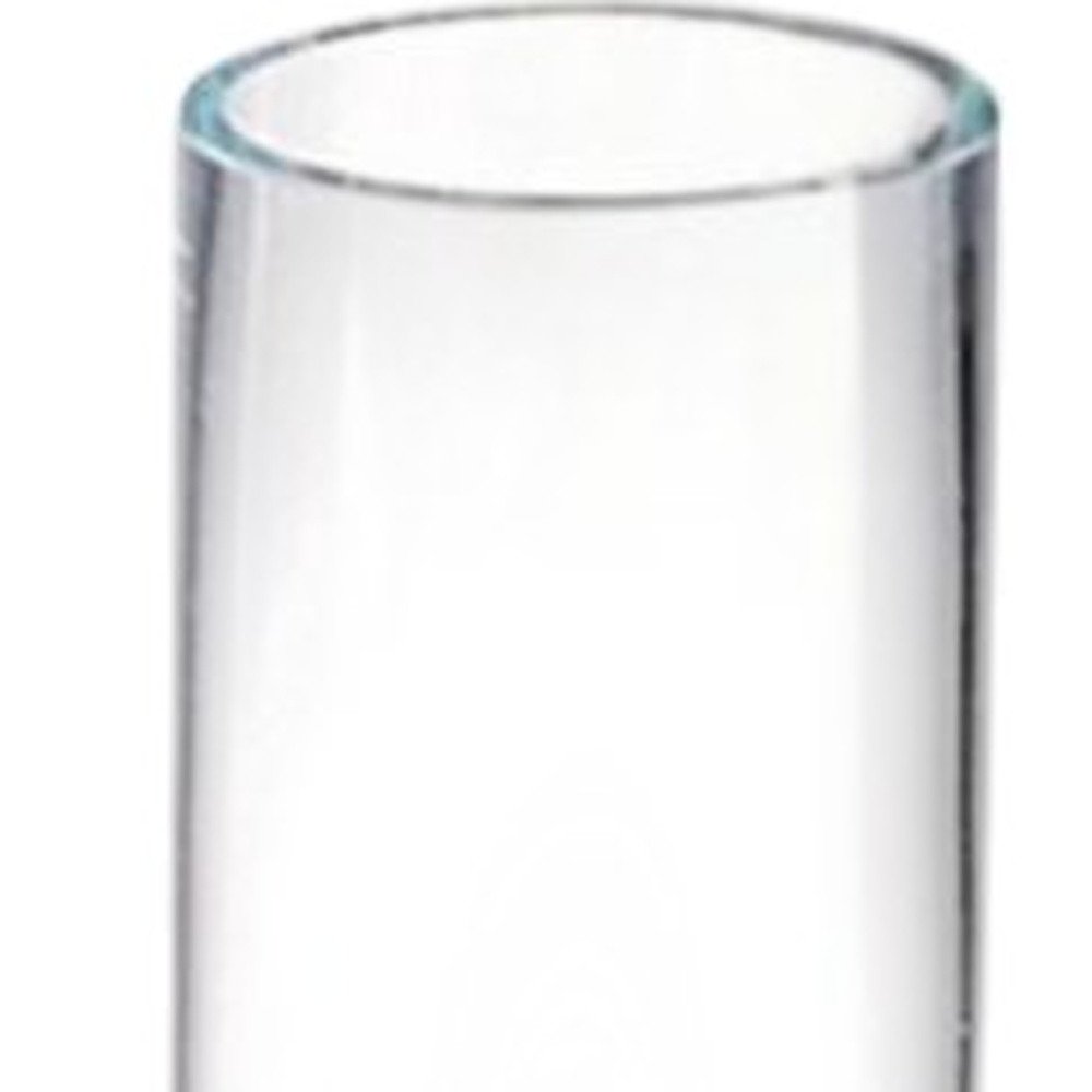 9" Clear Cylindrical Lead Free Crystal Bud Table Vase — view 4