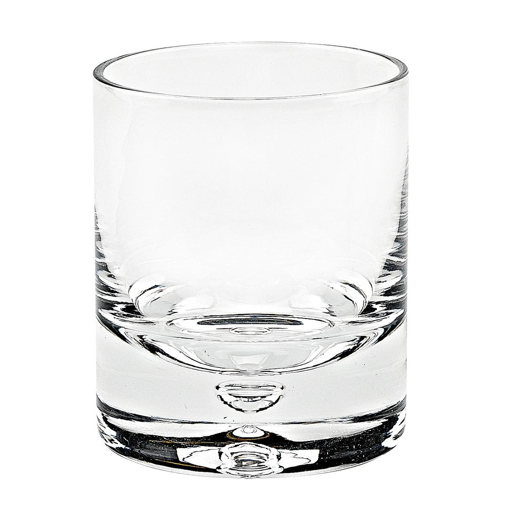 Set of Four Clear Crystal Rocks Old Fashion Glasses HomeRoots