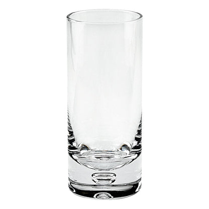 Set of Four Clear Mouth Blown Crystal Highball Glasses HomeRoots