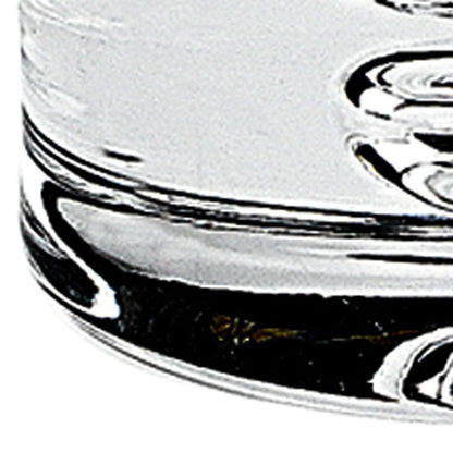 Set of Four Clear Mouth Blown Crystal Highball Glasses HomeRoots