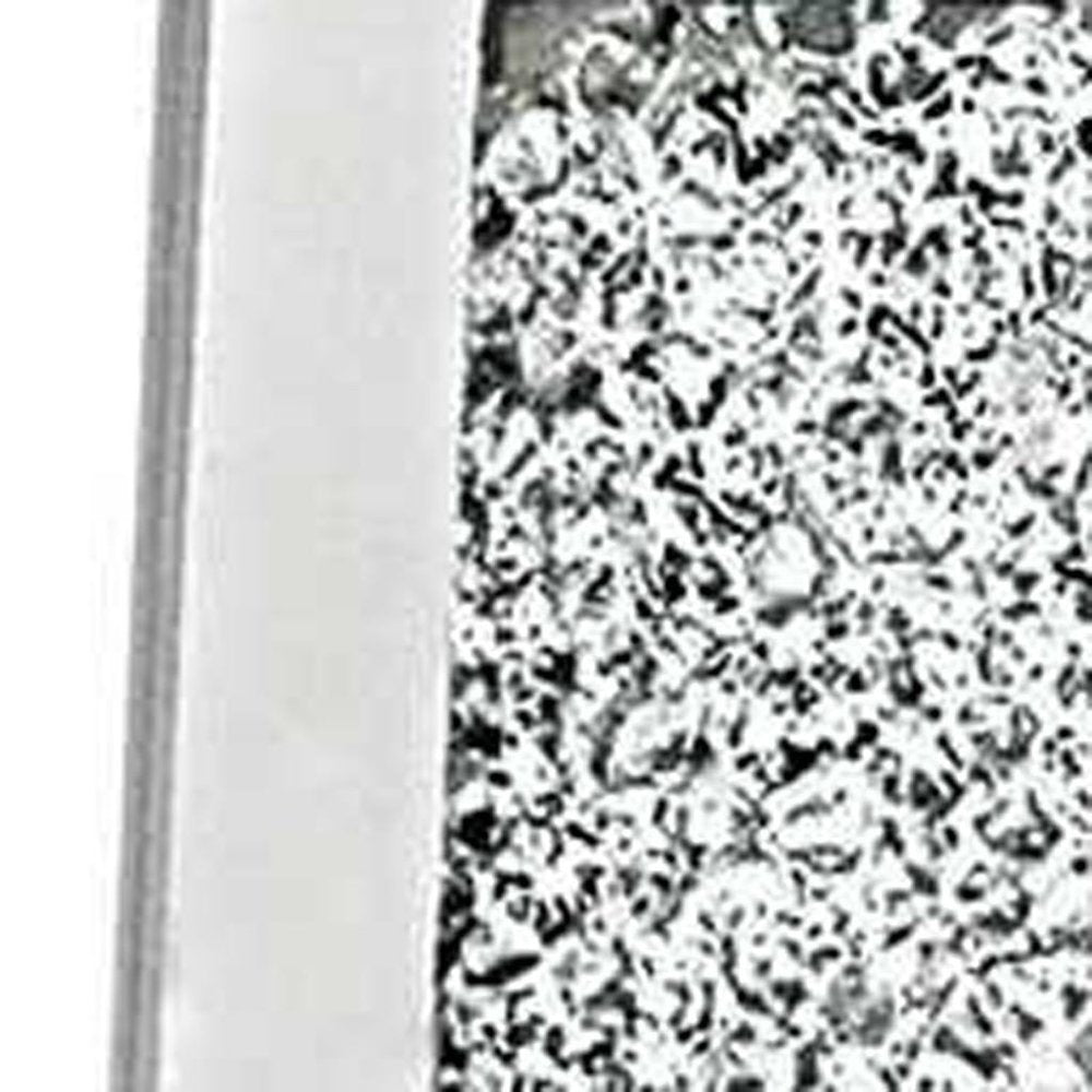 5" x 7" Silver Crystal Tabletop Picture Frame HomeRoots