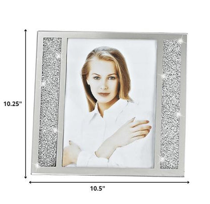 5 X 7 Silver Crystalized Picture Frame