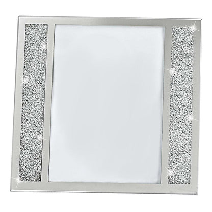 5" x 7" Silver Crystal Tabletop Picture Frame HomeRoots