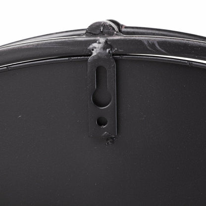 24" Silver Round Metal Indoor Outdoor Tray With Handles HomeRoots