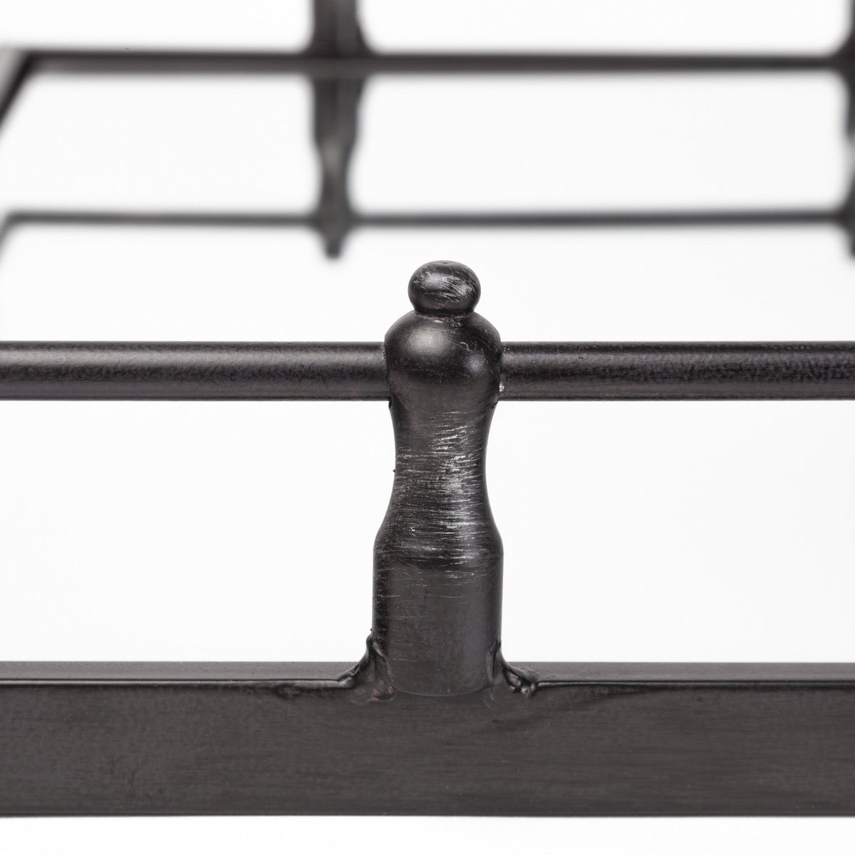 Natural Finish Metal With Mirrored Glass Bottom And Railing Handle Tray HomeRoots