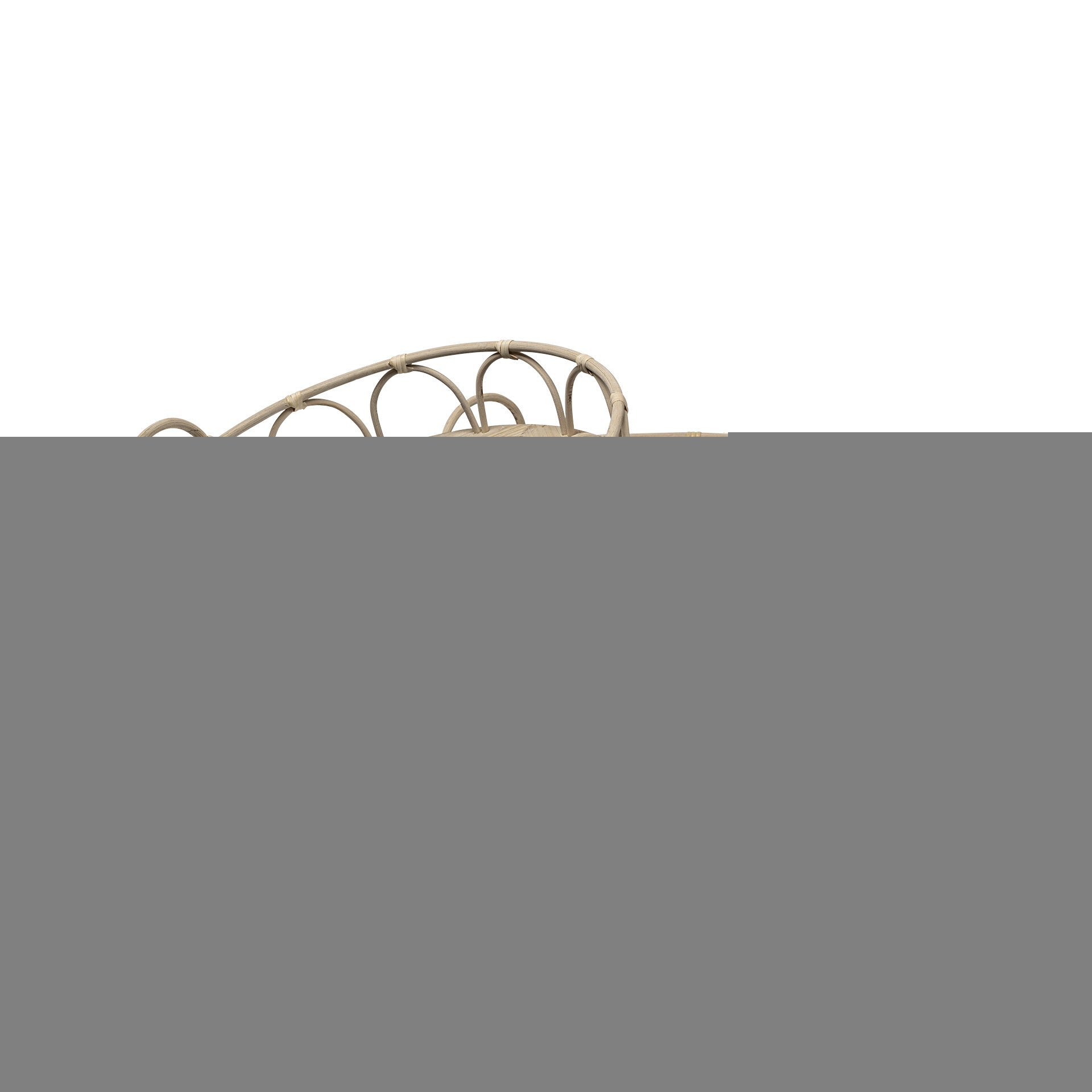 Set of Two Brown Round Wood Indoor Outdoor Vanity Tray With Handles HomeRoots