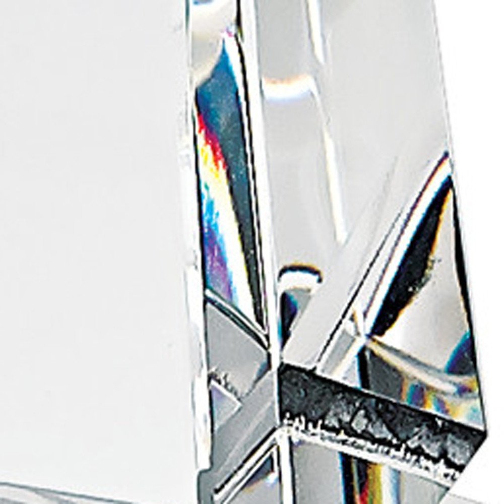 11" Clear Crystal Obelisk Statue HomeRoots