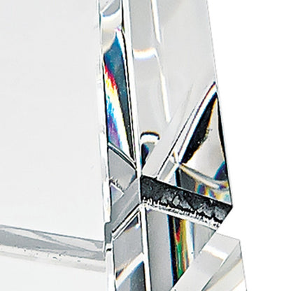 12" Clear Crystal Obelisk Statue HomeRoots