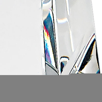 12" Clear Crystal Obelisk Statue HomeRoots