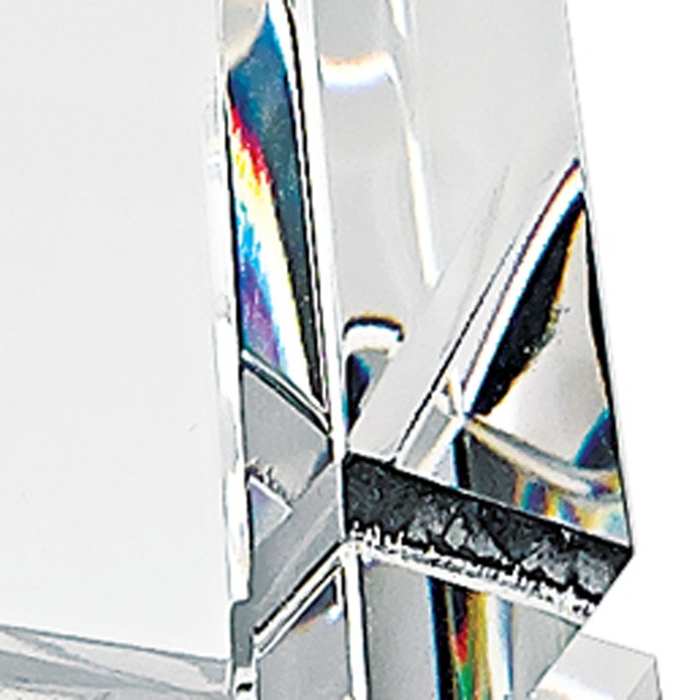 12" Clear Crystal Obelisk Statue HomeRoots