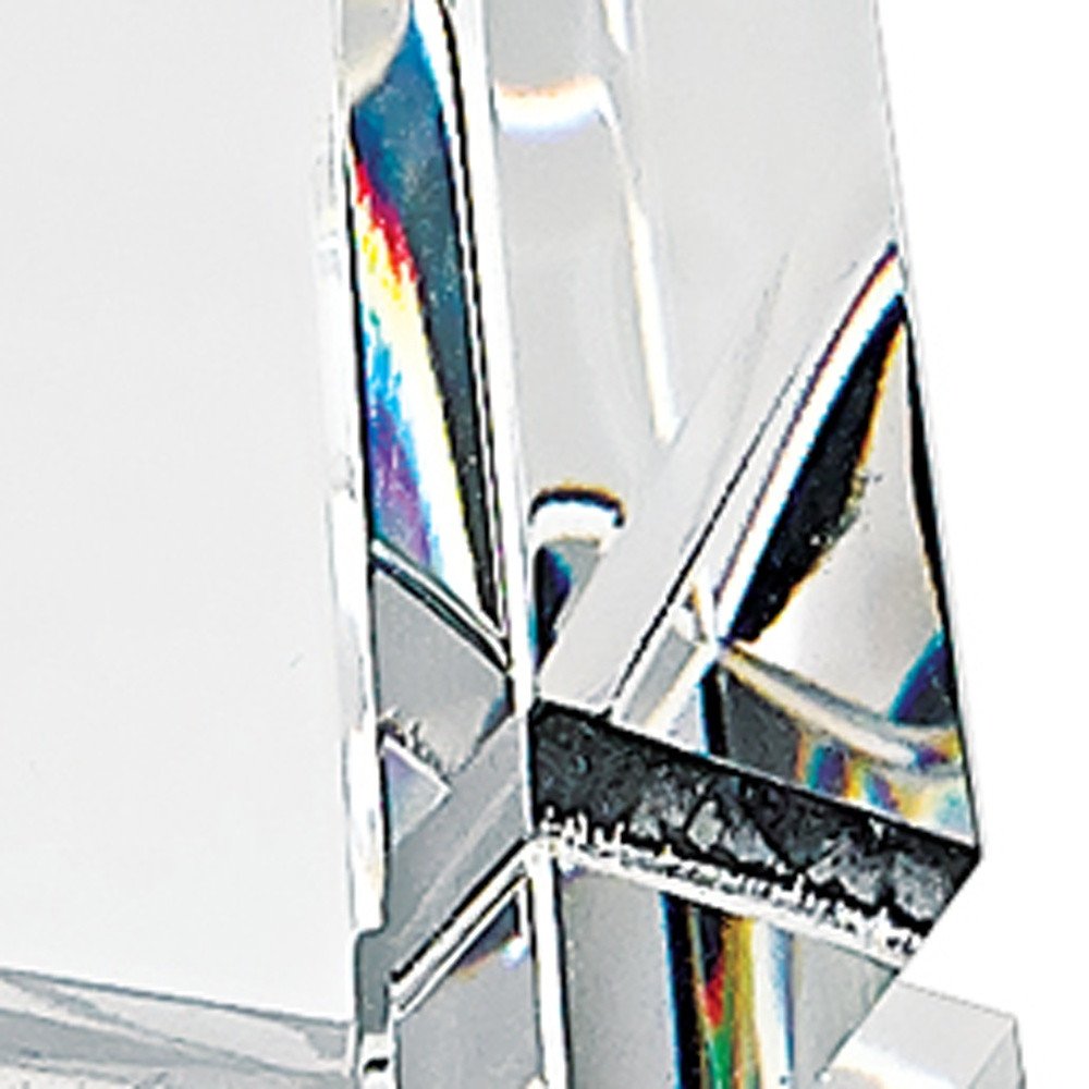 12" Clear Crystal Obelisk Statue HomeRoots