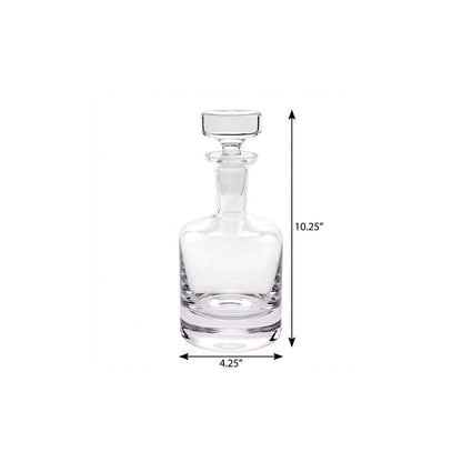 Mouth Blown European Crystal Decanter 28 Oz HomeRoots