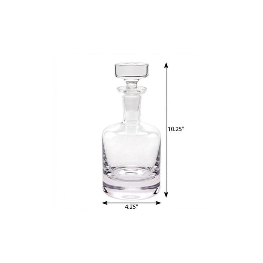 Mouth Blown European Crystal Decanter 28 Oz HomeRoots