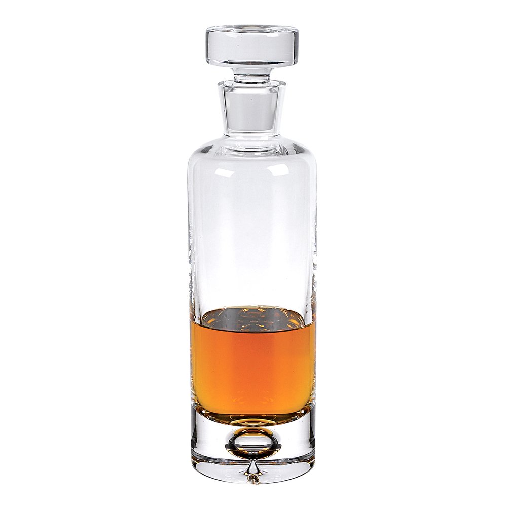 Clear Crystal Glass Round Bowl Stemless Decanter HomeRoots
