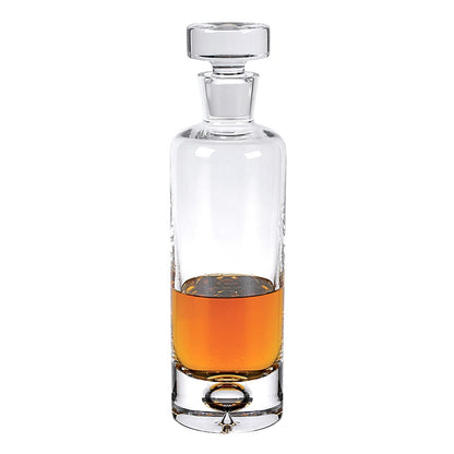 Clear Crystal Glass Round Bowl Stemless Decanter HomeRoots