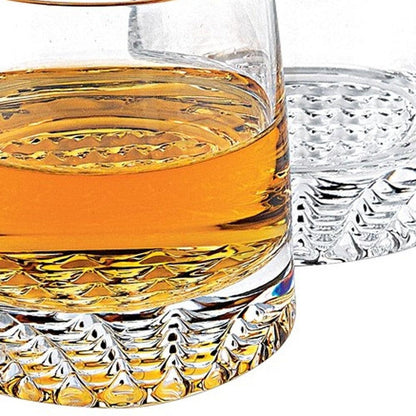 Mouth Blown European Crystal 5 Pc Whiskey Set - FurniFindUSA