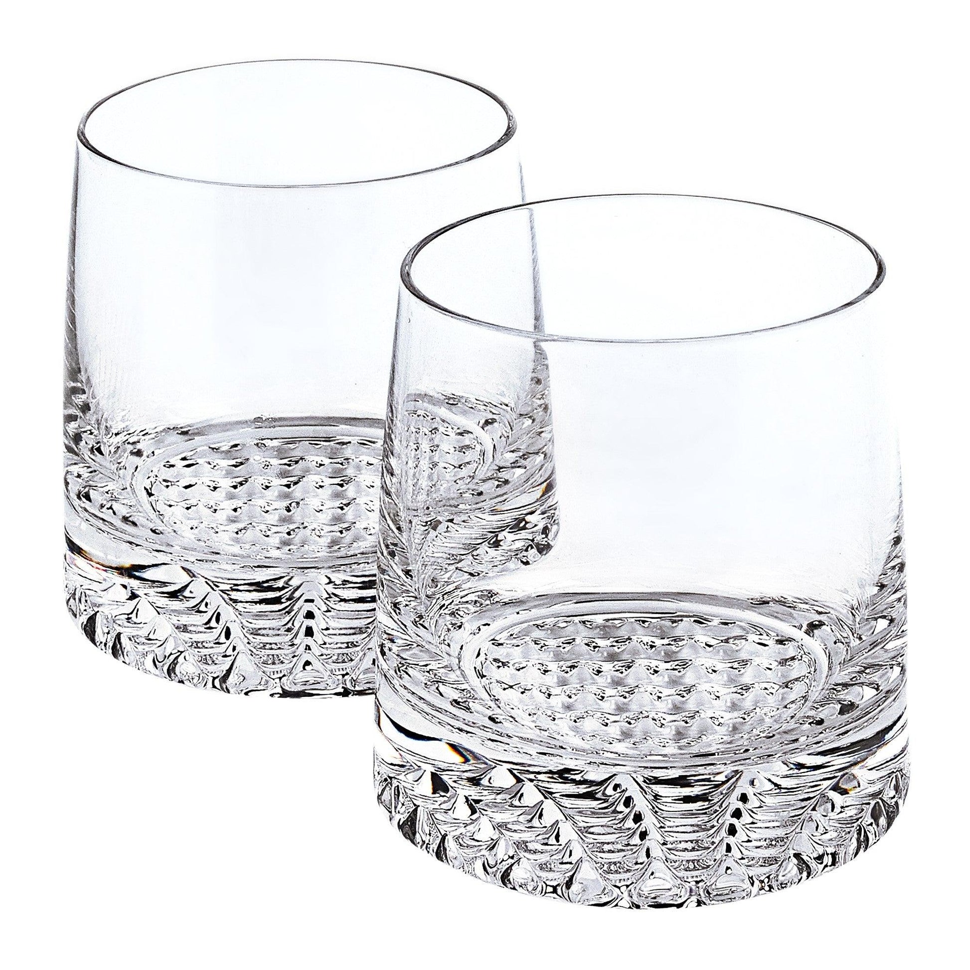 Mouth Blown European Crystal Whiskey Set 4 Pc Rocks Or Dof Set - FurniFindUSA