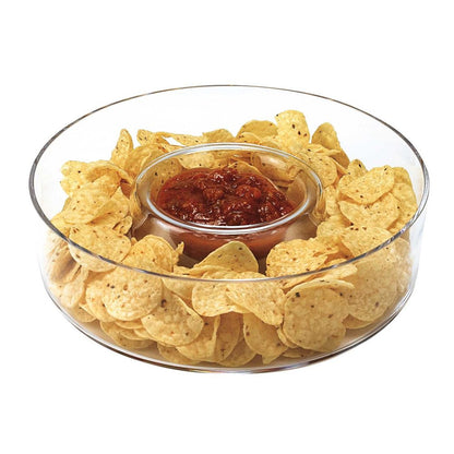 Mouth Blown European Crystal Chip N Dip HomeRoots