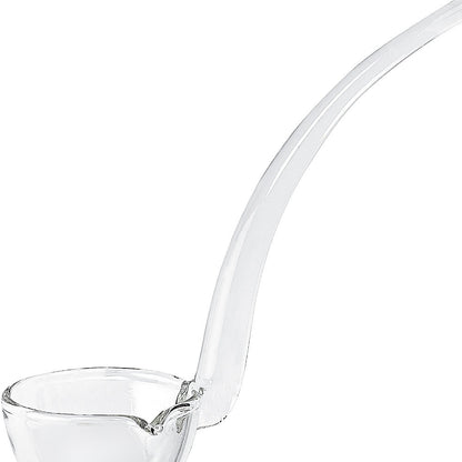 7" Mouth Blown Crystal Gravy Ladle - FurniFindUSA