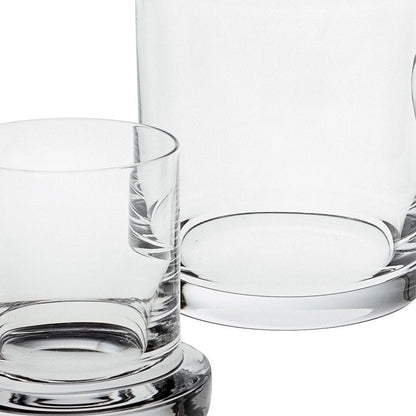 8 Mouth Blown Glass 2 Pc Bedside Or Desktop Carafe Set  24 Oz HomeRoots