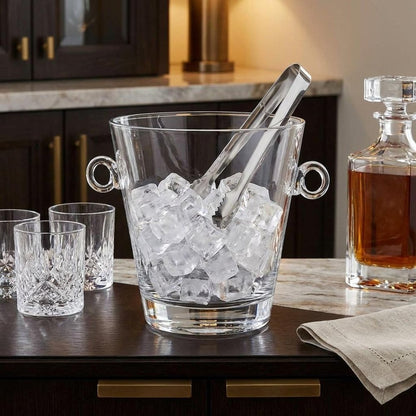 8 Mouth Blown European Glass Ice Bucket Or Cooler HomeRoots