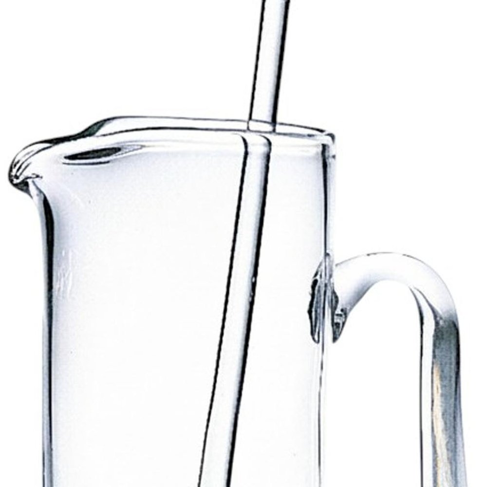 13" Clear Lead Free Crystal Martini Pitcher And Stirrer — view 4