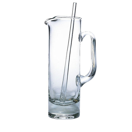13" Clear Lead Free Crystal Martini Pitcher And Stirrer HomeRoots