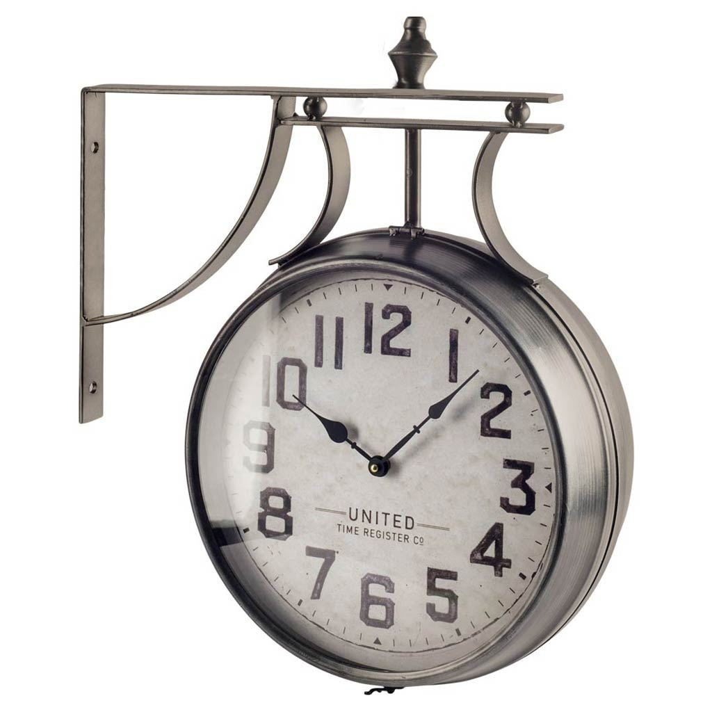 5" Circle Black Glass Analog Wall Clock HomeRoots