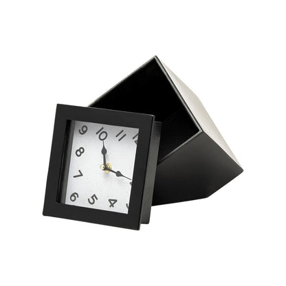8" Black Ceramic Table Clock HomeRoots