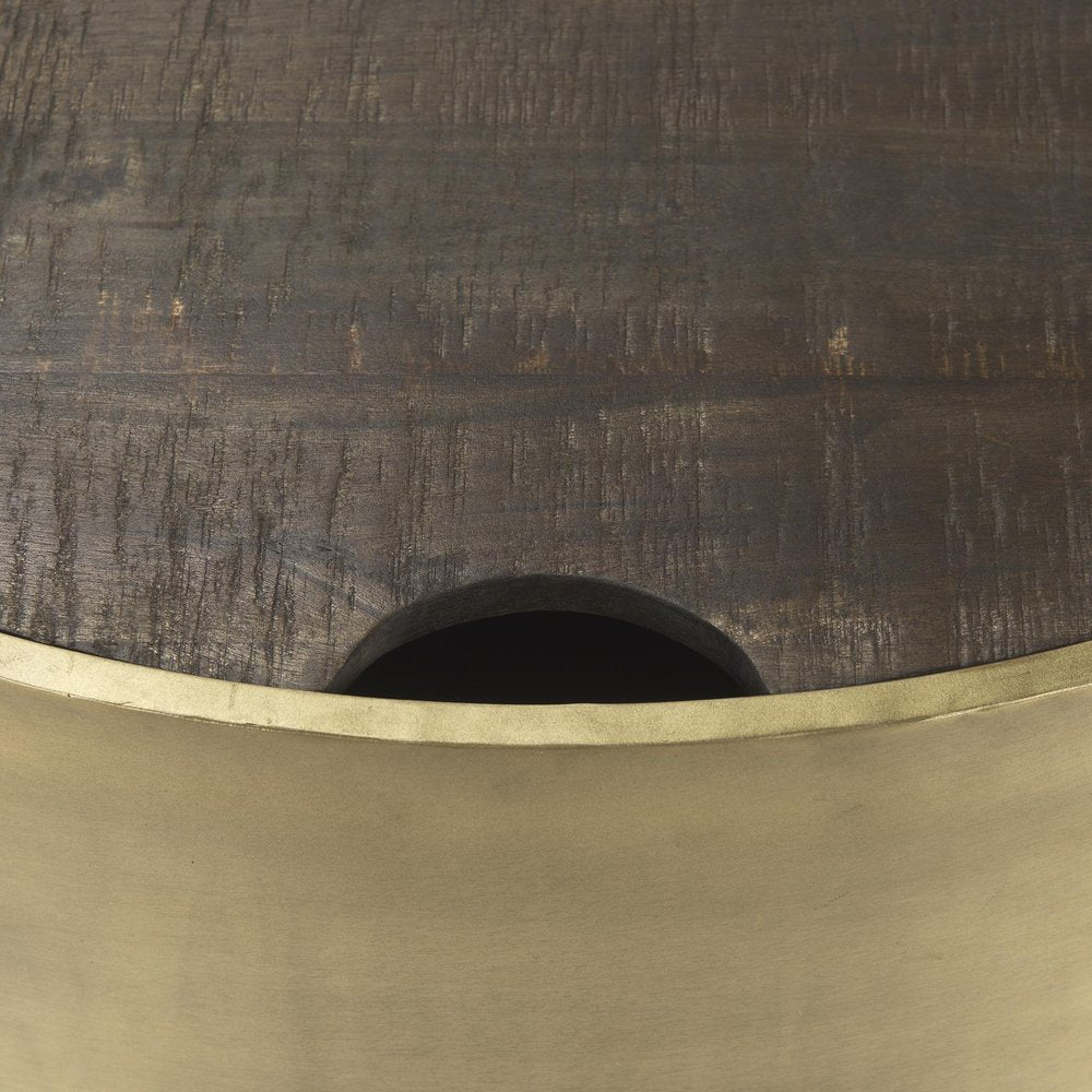 Brown Wood Round Nested Coffee Tables HomeRoots