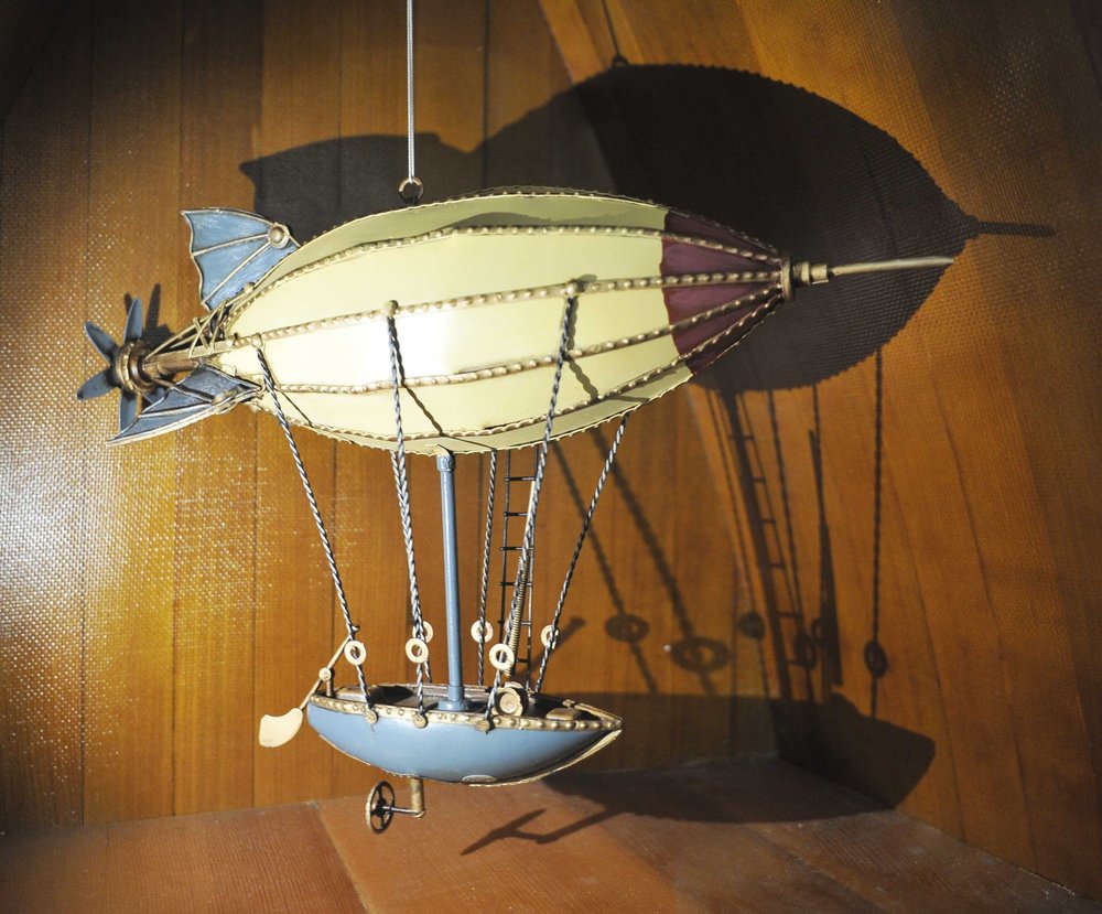 Steampunk Airship Metal Model HomeRoots