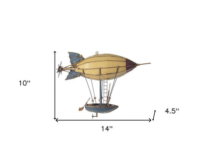 Steampunk Airship Metal Model HomeRoots